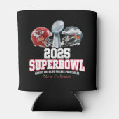 2025 Super Bowl Showdown Blikjeskoeler (Achterkant)