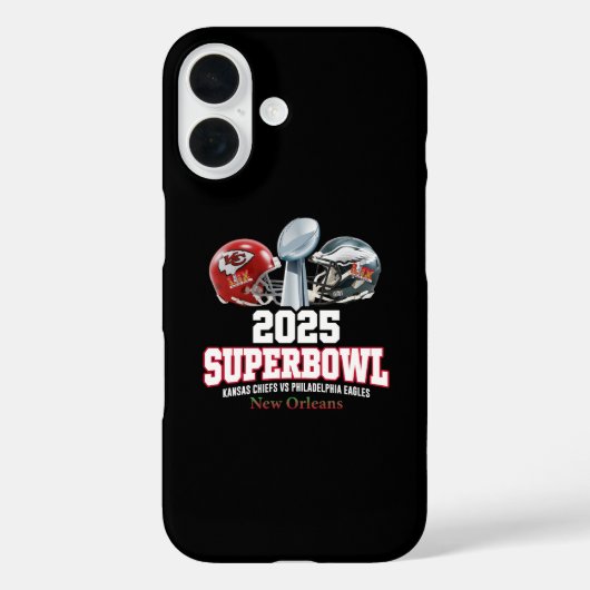 2025 Super Bowl Showdown Case-Mate iPhone Case (Achterkant)