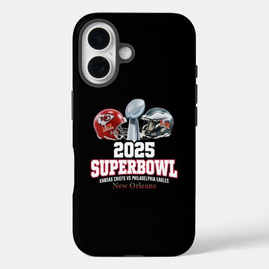 2025 Super Bowl Showdown Case-Mate iPhone Case (Achterkant)