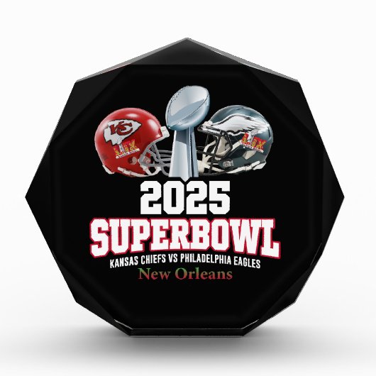 2025 Super Bowl Showdown Fotoblokken (Voorkant)