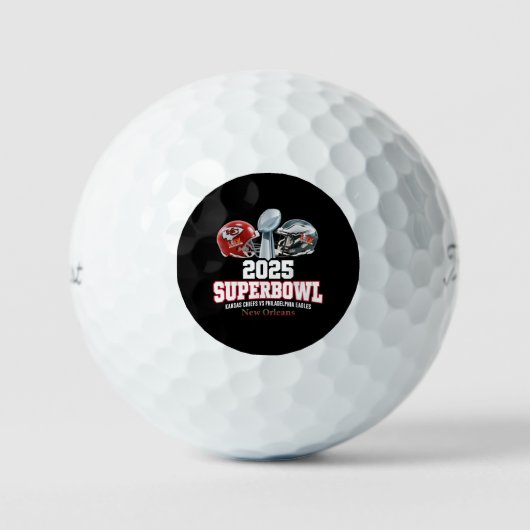2025 Super Bowl Showdown Golfballen (Voorkant)