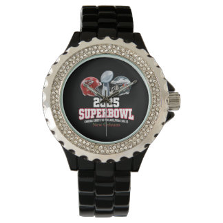 2025 Super Bowl Showdown Horloge