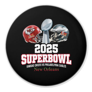2025 Super Bowl Showdown Keramische Knop