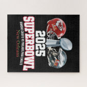 2025 Super Bowl Showdown Legpuzzel (Horizontaal)