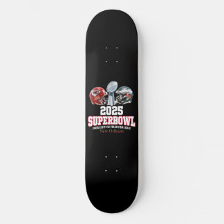 2025 Super Bowl Showdown Persoonlijk Skateboard