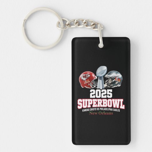 2025 Super Bowl Showdown Sleutelhanger (Voorkant)
