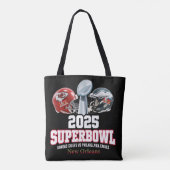 2025 Super Bowl Showdown Tote Bag (Achterkant)