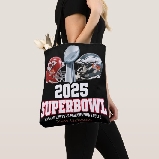 2025 Super Bowl Showdown Tote Bag (Dichtbij)