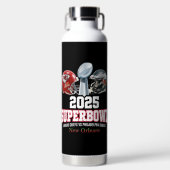 2025 Super Bowl Showdown Waterfles (Voorkant)