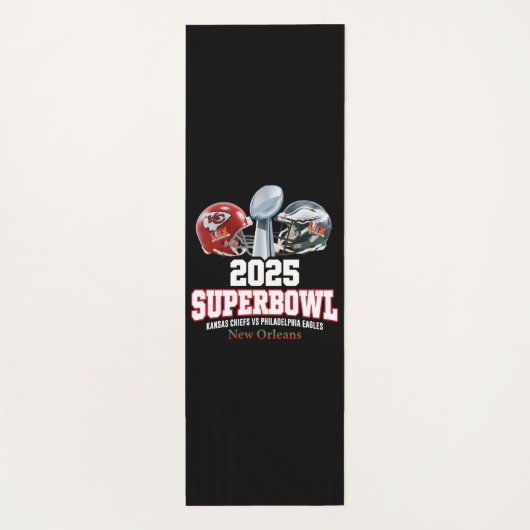 2025 Super Bowl Showdown Yogamat (Achterkant)