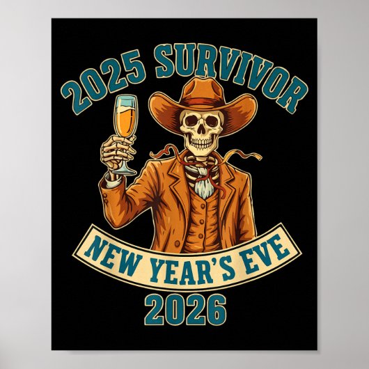 2025 Survivor New Year's Eve 2026  Poster (Voorkant)