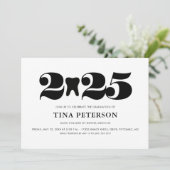 2025 Tandheelkundige School Afstuderen Kaart (Staand voorkant)