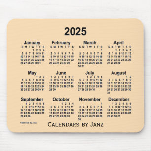 2025 Tarwekalender van de Janz-Muismat Muismat