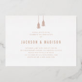 2025 Tassel Joint Photo Graduation Party Folie Uitnodiging (Achterkant)