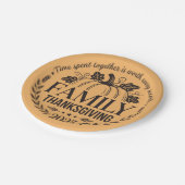 2025 Thanksgiving Family Keepsake Design Papieren Bordje (Gekanteld)