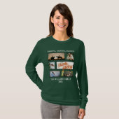 2025 Thanksgiving Fotocollage Familie Matching T-shirt (Voorkant volledig)