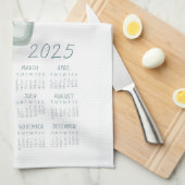 2025 Theedoek Kalender Bloempot Kathrin Legg (Quarter Fold)