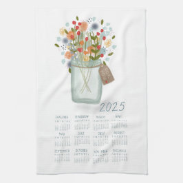 2025 Theedoek Kalender Bloempot Kathrin Legg