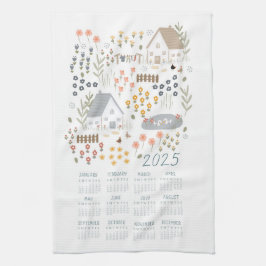 2025 Theedoek Kalender Country Wildflower Garden