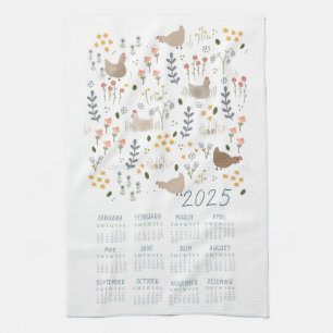 2025 Theedoek Kalender Kip Lover Famyard