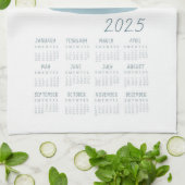 2025 Theedoek Kalender Land Keuken Decor (Gevouwen)