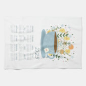 2025 Theedoek Kalender Land Keuken Decor (Horizontaal)