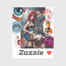 2025 TLES Vierkante Sticker Logo Design