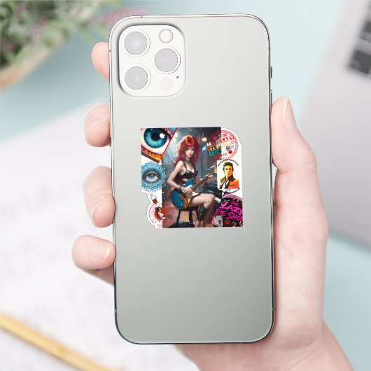 2025 TLES Vierkante Sticker Logo Design (Telefoon)