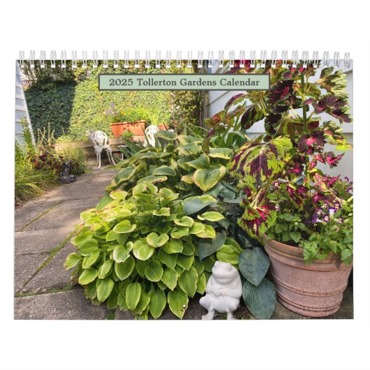 2025 Tollerton Gardens Kalender voor Inger (Hoes)