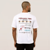 2025 Tripawds Marathon Deelnemer Prestaties T-shirt (Achterkant volledig)