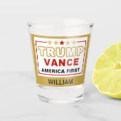 2025 Trump-Vance The Golden Age Shot Glas (Voorkant)