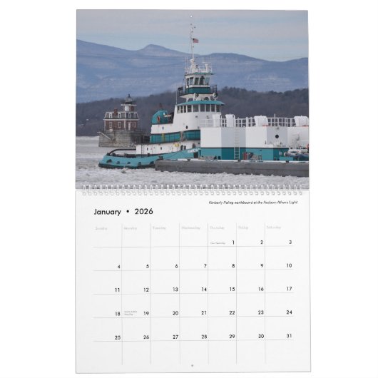 2025 Tugspotting Kalender (Jan 2026)