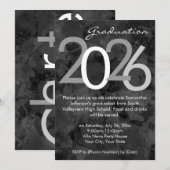 2025 Typografisch afstudeerfeest Kaart (Voorkant / Achterkant)