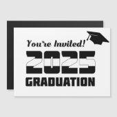 2025 Uitnodiging Afstuderen U bent uitgenodigd! Magnetische Uitnodiging (Voorkant / Achterkant)