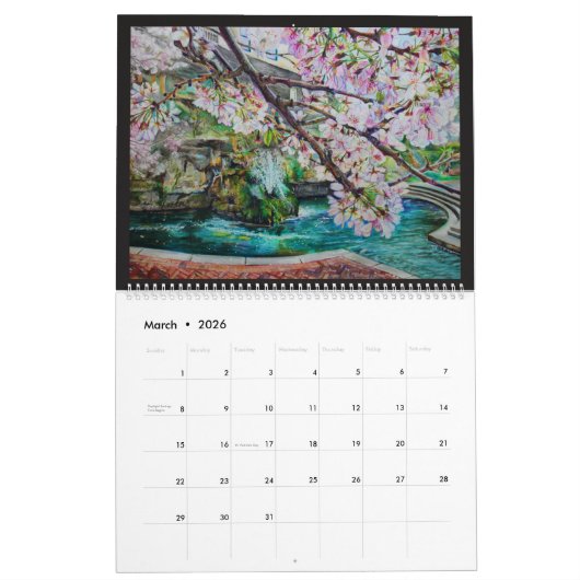 2025 Uitzichten van Huntsville Kalender (Mar 2026)