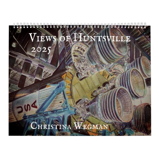 2025 Uitzichten van Huntsville Kalender (Hoes)