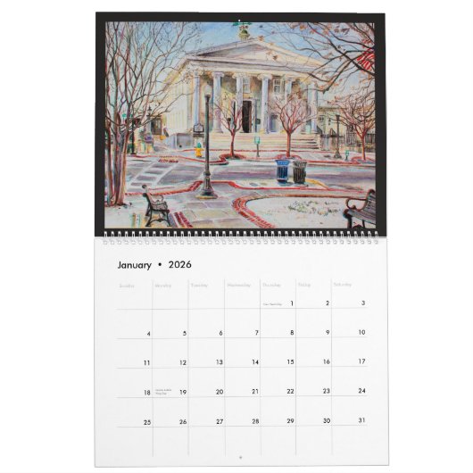 2025 Uitzichten van Huntsville Kalender (Jan 2026)