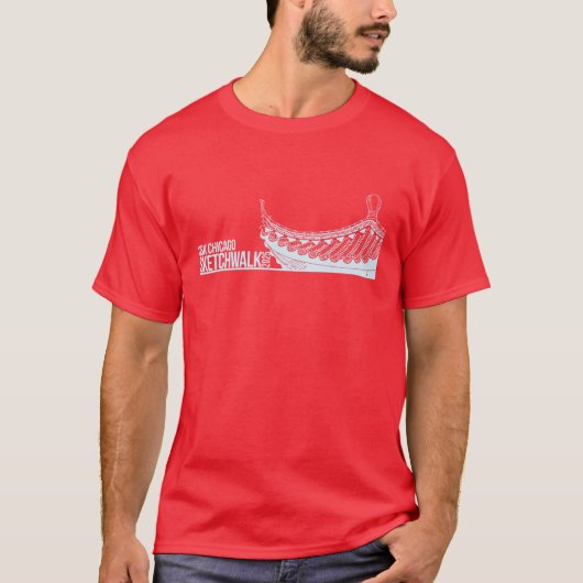 2025 Usk Chicago Schetswandeling T-shirt (Voorkant)