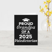 2025 Valedictorian Opa 2025 College Afstuderen Kaart (Gele Bloem)