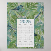 2025 Varens Vogelkalender Poster (Voorkant)