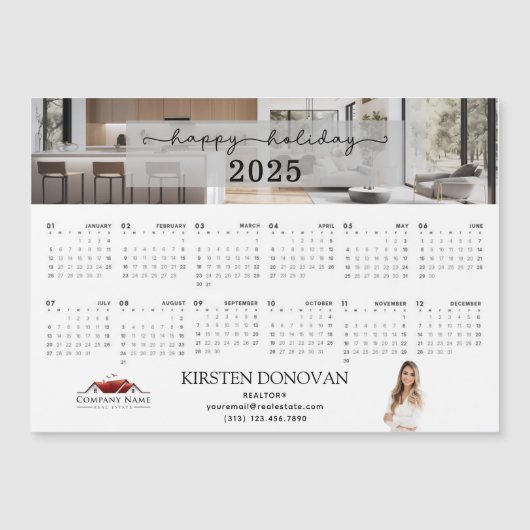 2025 Vastgoedmakelaar marketingkalender (Voorkant)