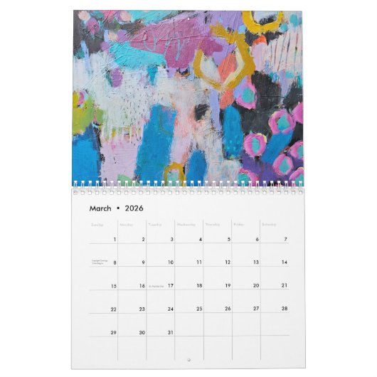 2025 - Velden van bloemen - Betty Franks Kalender (Mar 2026)