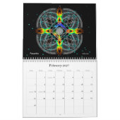 2025 Vernieuwde Zodiac Geometrie Kalender (Feb 2027)