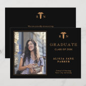 2025 Verpleegschool afstuderen foto Aankondiging (Voorkant / Achterkant)