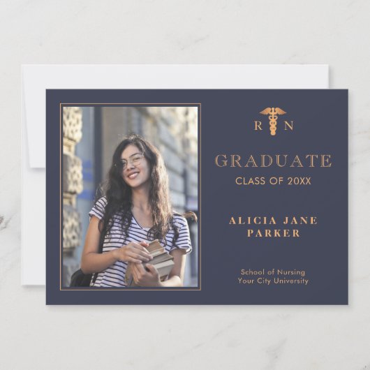 2025 Verpleegschool afstuderen foto Aankondiging (Voorkant)