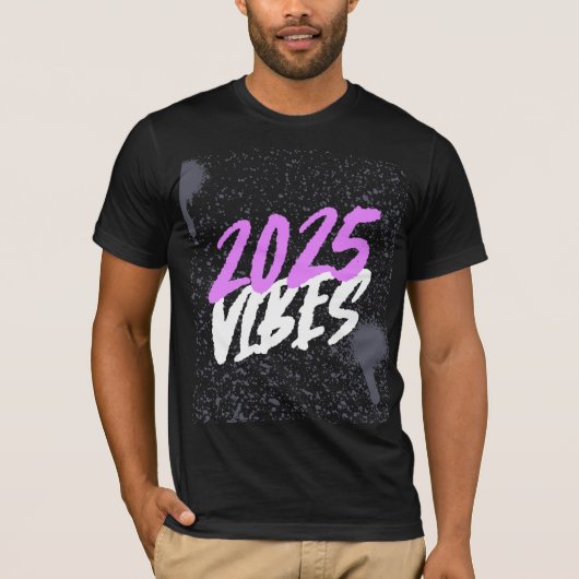 2025 VIBES Nieuwjaar T-shirt (Voorkant)