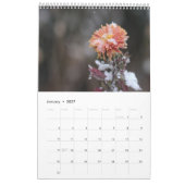 2025 Vier seizoenen bloemen kalender (Jan 2027)