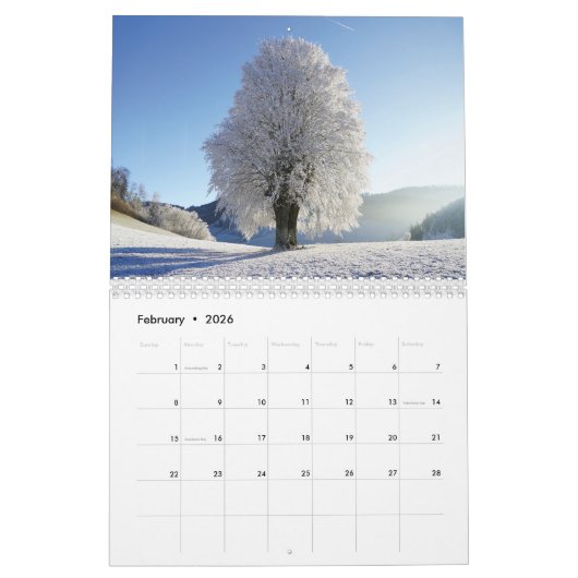 2025 Vier seizoenen Kalender (Feb 2026)