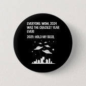 2025 vieren we onze bierdag ronde button 5,7 cm (Voorkant)