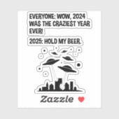 2025 vieren we onze bierdag sticker (Vel)